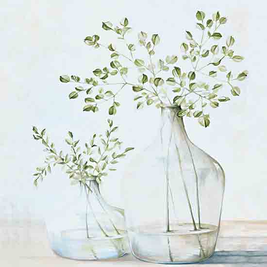 Dogwood Portfolio DOG272 - DOG272 - Simplistic Greenery - 12x12 Still Life, Greenery, Glass Vases, Simplistic, Neutral Palette from Penny Lane