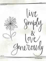 KD158 - Live Simply - 12x16