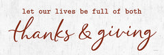 LET250 - Thanks & Giving  - 36x12