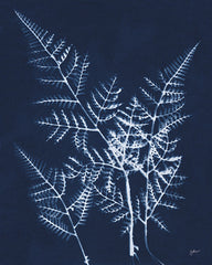 NOR333 - Indigo Small Ferns - 12x16