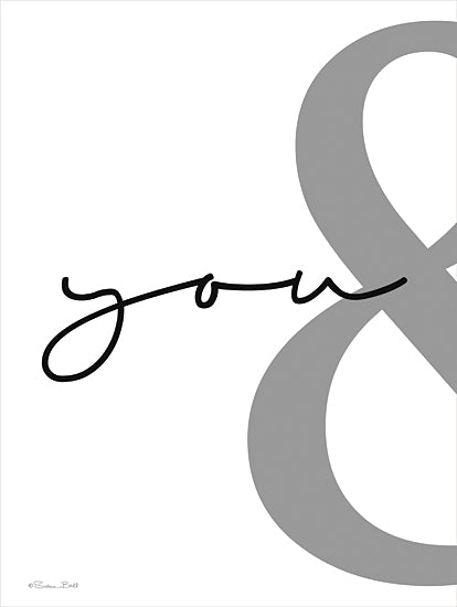 Susan Ball SB1334 - SB1334 - You and Me A - 12x16 Inspirational, You &, Typography, Signs, Textual Art, Wedding, Couples, Spouses, Diptych from Penny Lane
