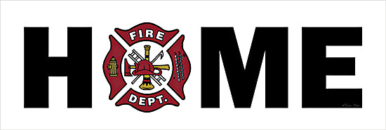 Susan Ball SB1415 - SB1415 - HOME - Fireman - 18x6 Fireman, Firefighter, Home, Inspirational, Typography, Signs, Textual Art, Police Badge, Masculine from Penny Lane