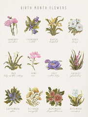 AH206 - Birth Month Flowers - 12x16