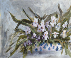 AH237 - Chinoiserie Charm - Irises - 16x12