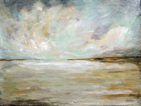 Amanda Hilburn AH273 - AH273 - Subtle Shores - 16x12 coastal landscape, shoreline, abstract sea, horizon from Penny Lane