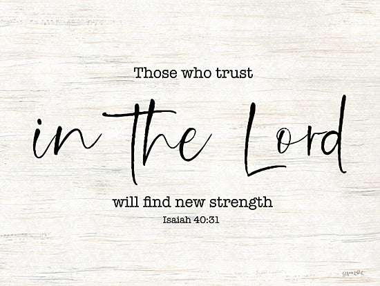 Annie LaPoint ALP2663 - ALP2663 - Trust in the Lord - 16x12 Isaiah 40:31, trust in the Lord, Christian faith, motivation, rustic background, calligraphy, religious encouragement from Penny Lane