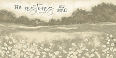 ALP2724 - He Restores My Soul - 18x9