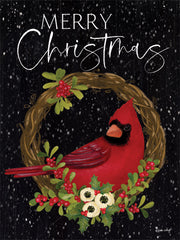 ALP2785 - Merry Christmas Cardinal - 12x16