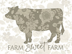 ALP2805 - Home Sweet Home Cow - 16x12