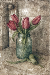 ANT158 - Spring in a Jar - 12x18