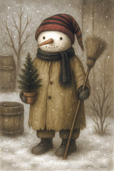 ANT188 - The Snowman's Little Tree - 12x18