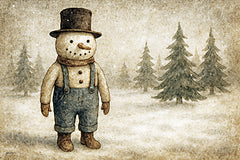 ANT191 - Frosted Forest Friend - 18x12