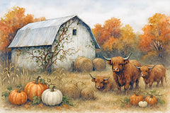 ANT276 - Autumn's Orange Glow - 18x12