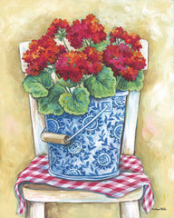 ART1361 - Pail of Geraniums - 12x16