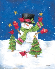 ART1423 - Snowman and Cardinals - 12x16