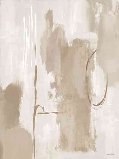 Amber Sterling AS103 - AS103 - In the Lines I - 12x16 soft beige abstract, pale tones, subtle texture, minimal shapes, soothing palette, modern wall art from Penny Lane