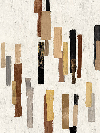 Amber Sterling AS345 - AS345 - Harmonious Complexity I - 12x16 abstract composition, earthy tones, geometric brushstrokes, modern minimalist art, textured painting, contemporary decor, artistic abstraction, neutral palette, modern farmhouse, decorative wall art from Penny Lane