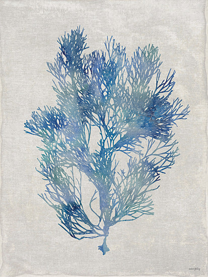 Amber Sterling AS434 - AS434 - Seaweed I - 12x16 Blue and green seaweed coral, watercolor, underwater plant life, marine botanical, ocean theme, soft background, abstract shape from Penny Lane