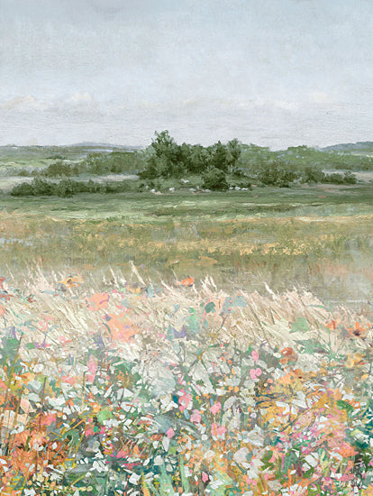 Amber Sterling AS443 - AS443 - In His Presence - 12x16 wildflower field, lush landscape, spring meadow, colorful flora, scenic countryside, vibrant brushwork from Penny Lane