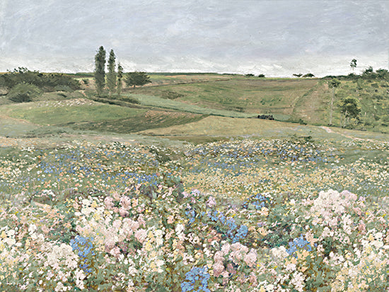 Amber Sterling AS453 - AS453 - Rolling Hills and Endless Dreams - 16x12 rolling hills, blooming flowers, serene countryside, lush green fields, open landscapes, artistic nature scene, summer scenery, bright and fresh, painterly effect, scenic beauty from Penny Lane