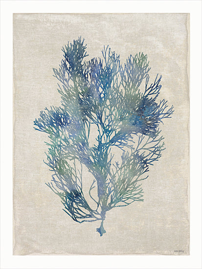 Amber Sterling AS498 - AS498 - Underwater Beauty II - 12x16 blue seaweed, marine botanical, watercolor style, ocean flora, aquatic plant, coastal decor, underwater illustration, abstract nature from Penny Lane