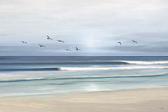 AS510 - Quiet Morning at the Beach - 16x12