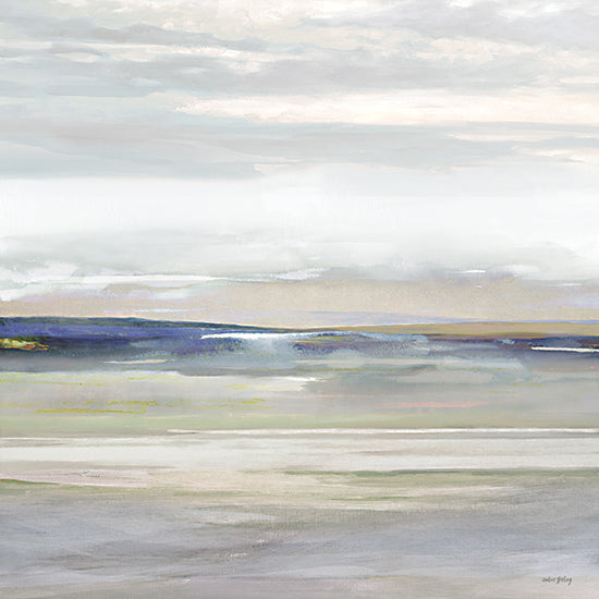Amber Sterling AS511 - AS511 - Horizon's Edge I - 12x12 abstract waterscape, horizon, calm water, soft blue neutrals from Penny Lane