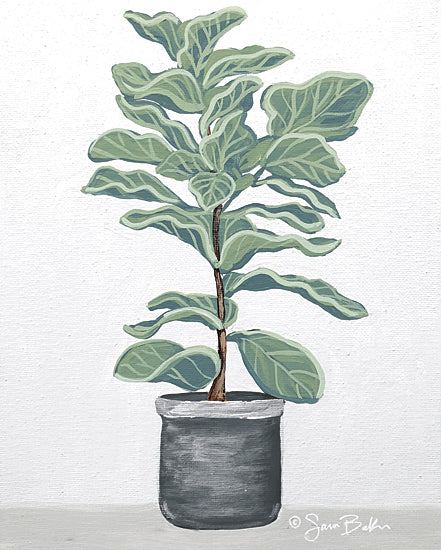 Sara Baker BAKE366 - BAKE366 - Potted Patience I - 12x16 fiddle leaf fig, potted plant, greenery, interior decor, botanical from Penny Lane