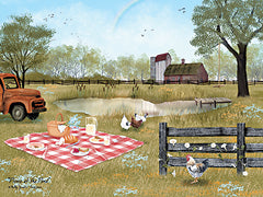 BJ1394 - Picnic at the Pond - 16x12