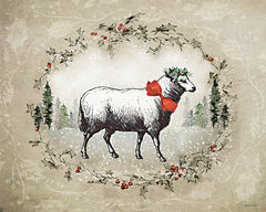BLUE579 - Christmas Sheep - 16x12