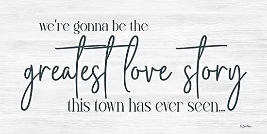Susie Boyer BOY745 - BOY745 - Greatest Love Story - 18x9 love story quote, elegant script, rustic white background, romantic message, inspirational typography from Penny Lane