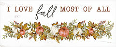 CIN3832 - I Love Fall Most of All - 20x8
