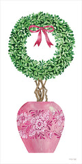 CIN4425 - Pink Chinoiserie Topiary - 9x18
