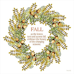 CIN4434 - Fall Acorn Wreath - 12x12