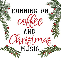 DOG245 - Coffee and Christmas Music    - 12x12