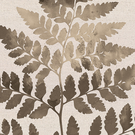 Dogwood Portfolio DOG332 - Nature in Navy - 12x12 botanical illustration, vintage style, neutral tones, fern leaves, textured background, nature print, home decor from Penny Lane