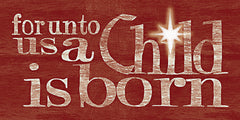 DOG342 - For Unto Us a Child is Born - 18x9