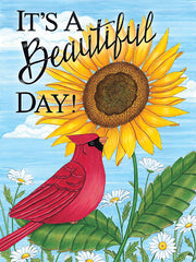 DS2457 - It's a Beautiful Day Cardinal - 12x16