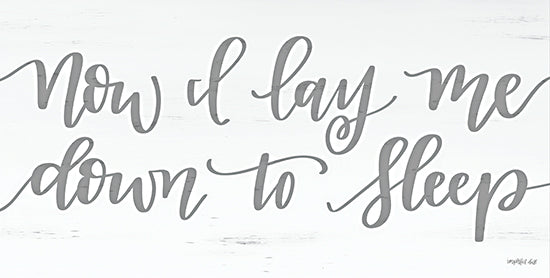 Imperfect Dust DUST1121 - DUST1121 - Now I Lay Me Down to Sleep    - 18x9 bedtime prayer script soft calligraphy child’s prayer now I lay me down to sleep from Penny Lane