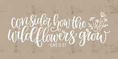 DUST1239 - Consider How the Wildflowers Grow   - 18x9