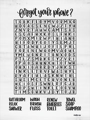 DUST278 - Bathroom Word Search  - 12x16