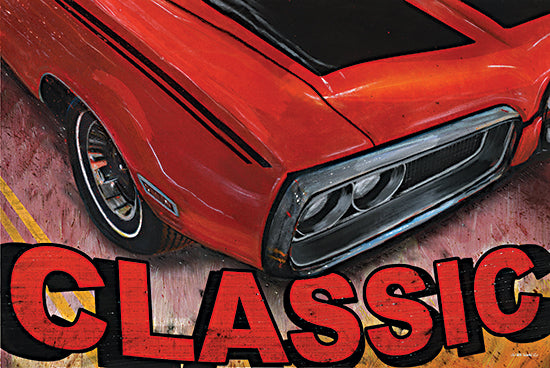 Ed Wargo ED506 - ED506 - Classic - 18x12 Classic car, vintage red muscle car, retro automotive art, bold text, transportation theme, nostalgia, old school from Penny Lane