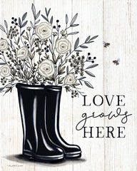 ET526 - Love Grows Here Rainboots - 12x16