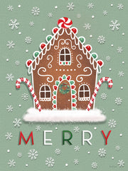ET531 - Merry Gingerbread House - 12x16