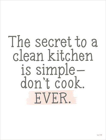 House Fenway FEN1181 - FEN1181 - Clean Kitchen - 12x16 funny kitchen sign, typography, humorous quote, clean kitchen, decorative text, simple design, modern farmhouse humor from Penny Lane