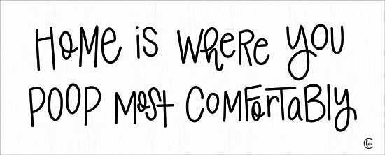 Fearfully Made Creations FMC184 - FMC184 - Home Is…  - 20x8 home is where you poop quote, bathroom humor from Penny Lane