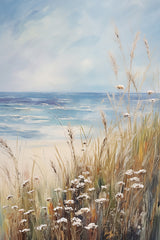 HK349 - Sea Breeze Blooms  - 12x18