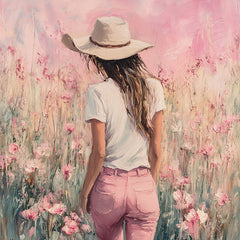 HK415 - Pink Wildflower Wonder    - 12x12