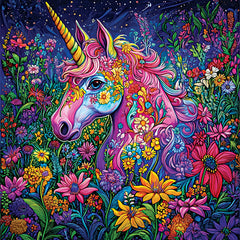 HK454 - Hidden Unicorn   - 12x12