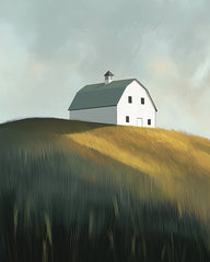 HK467 - Barn on the Hill   - 12x16